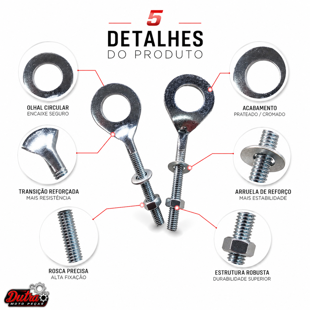 Par Esticador Corrente Honda CG 150 160 Titan Fan Start Ajustador Transmissão