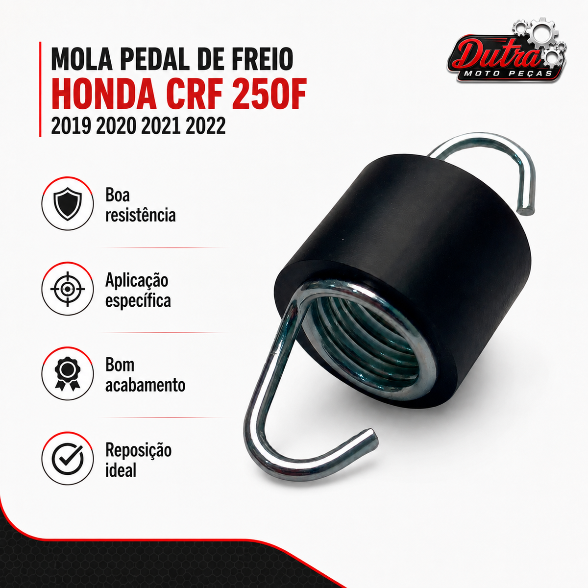 Mola Pedal De Freio Honda CRF 250F 2019 2020 2021 2022 Retorno Pedal
