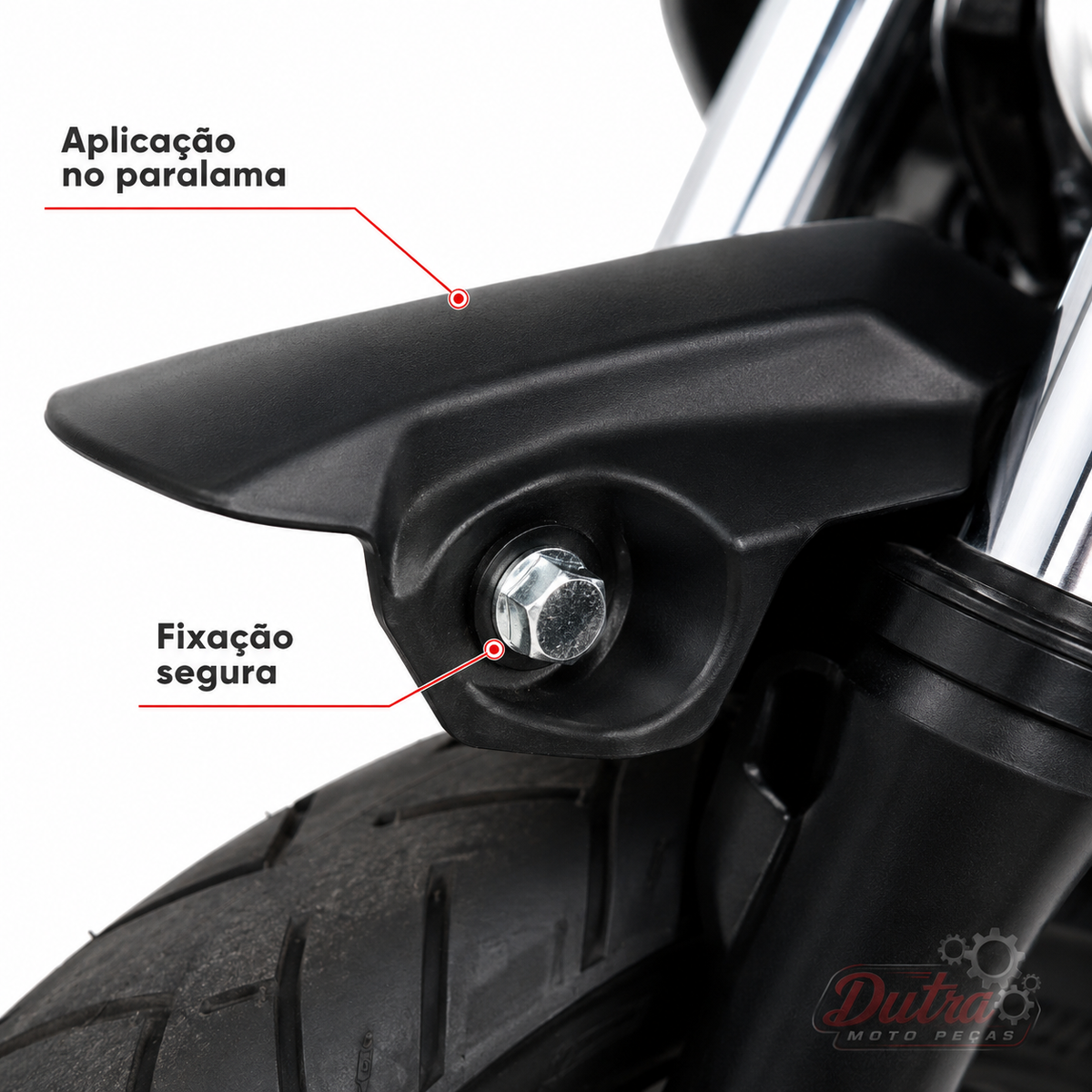 Parafuso Flange Paralama Dianteiro Honda CG Titan Fan Start 125 150 160 6x25 Chave 8mm