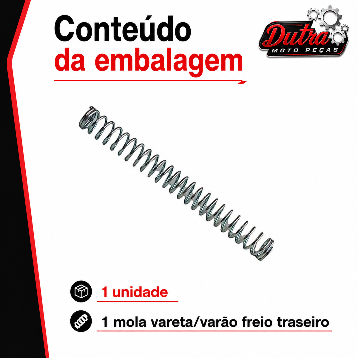 Mola Pedal De Freio Titan 125 150 Biz 100 125 CBX 200 NXR 125 150 Pop 100 110 Suzuki Yes XTZ 125