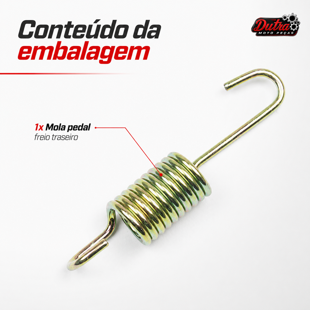 Mola Pedal Freio Traseiro Honda CG Titan Fan 125 150 Mix Flex Retorno