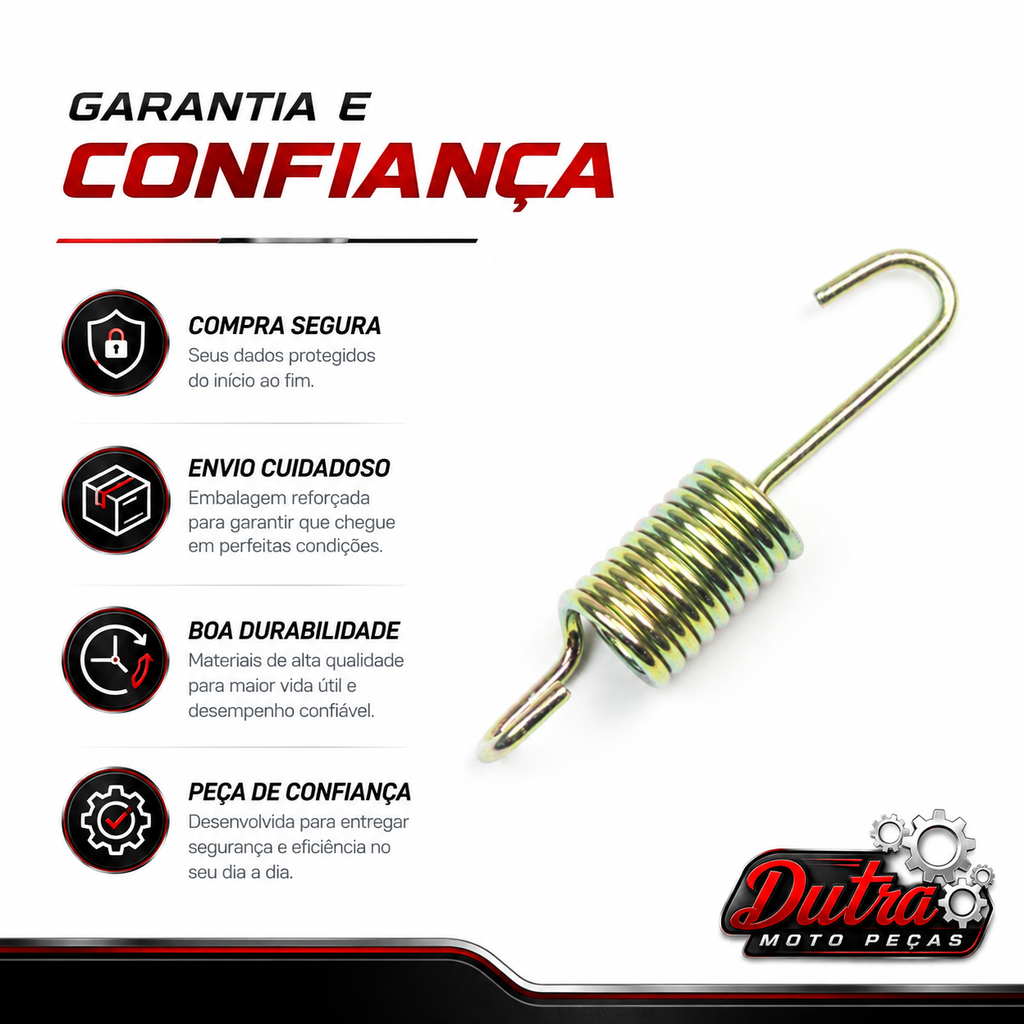 Mola Pedal Freio Traseiro Honda CG Titan Fan 125 150 Mix Flex Retorno