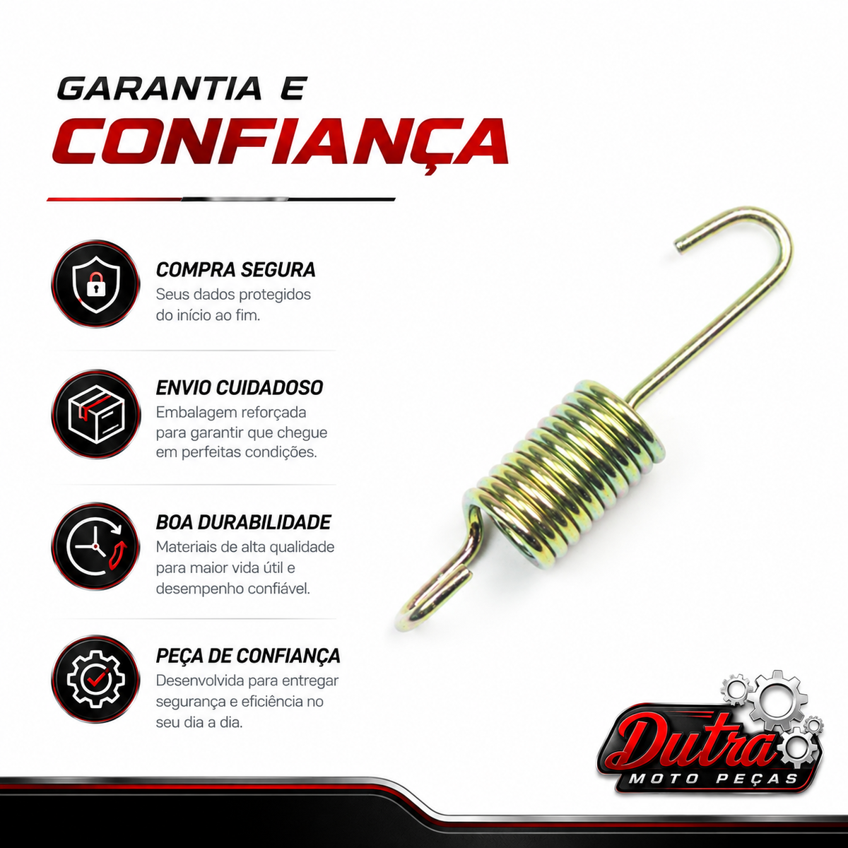 Mola Pedal Freio Traseiro Honda CG Titan Fan 125 150 Mix Flex Retorno