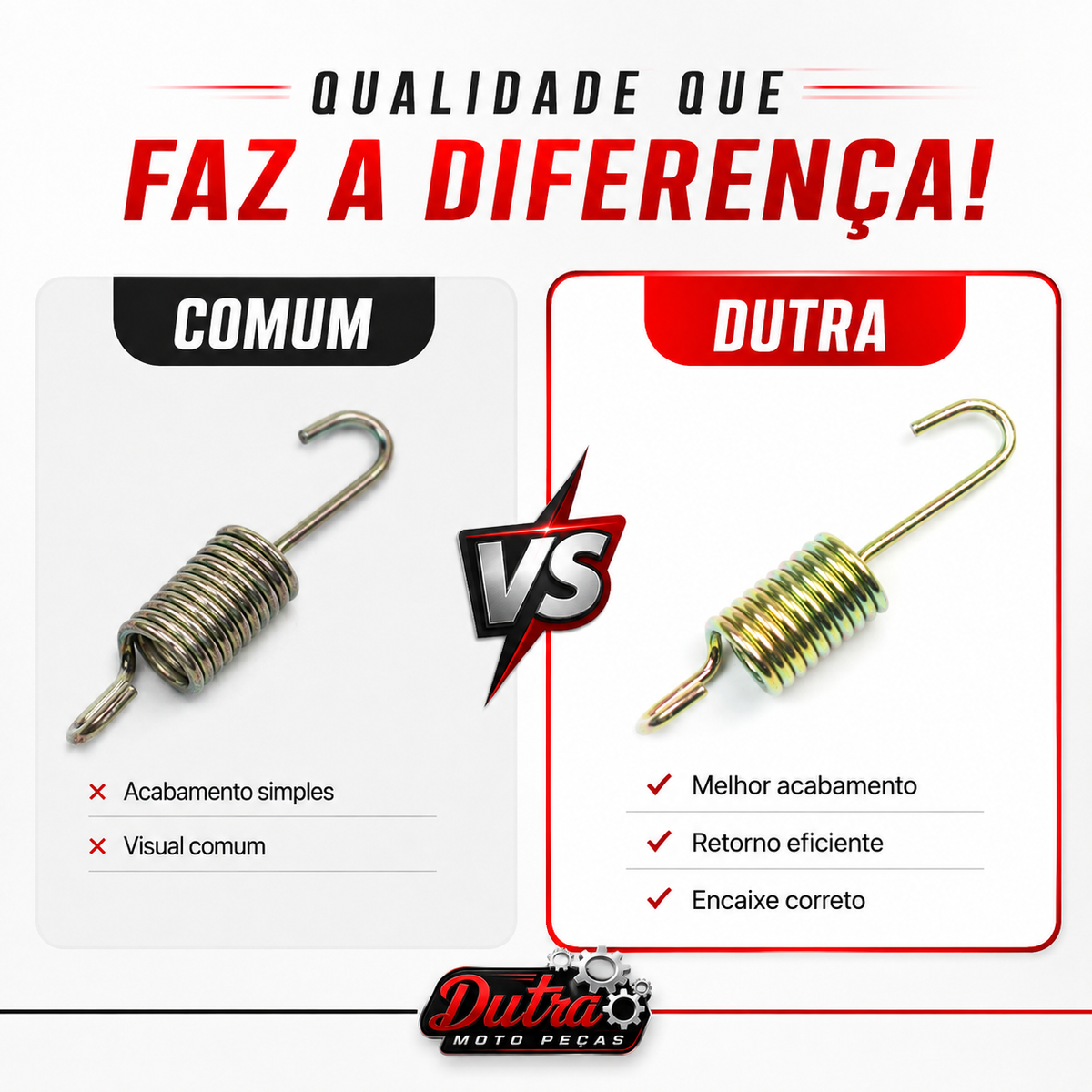 Mola Pedal Freio Traseiro Honda CG Titan Fan 125 150 Mix Flex Retorno