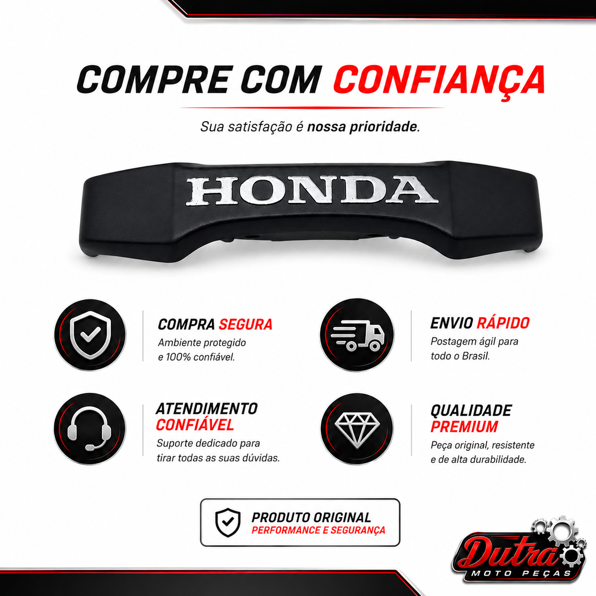 Emblema Frontal Titan 150 2004 a 2008 Fan 150 2009 a 2013 Prata