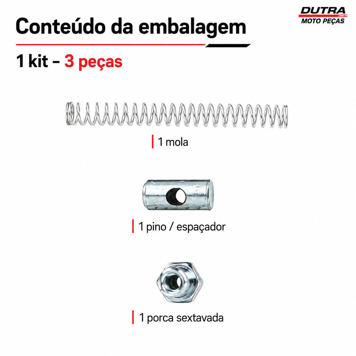 Kit Reparo Varão Vareta Freio Traseiro Honda CG Titan Fan 125 150 Completo