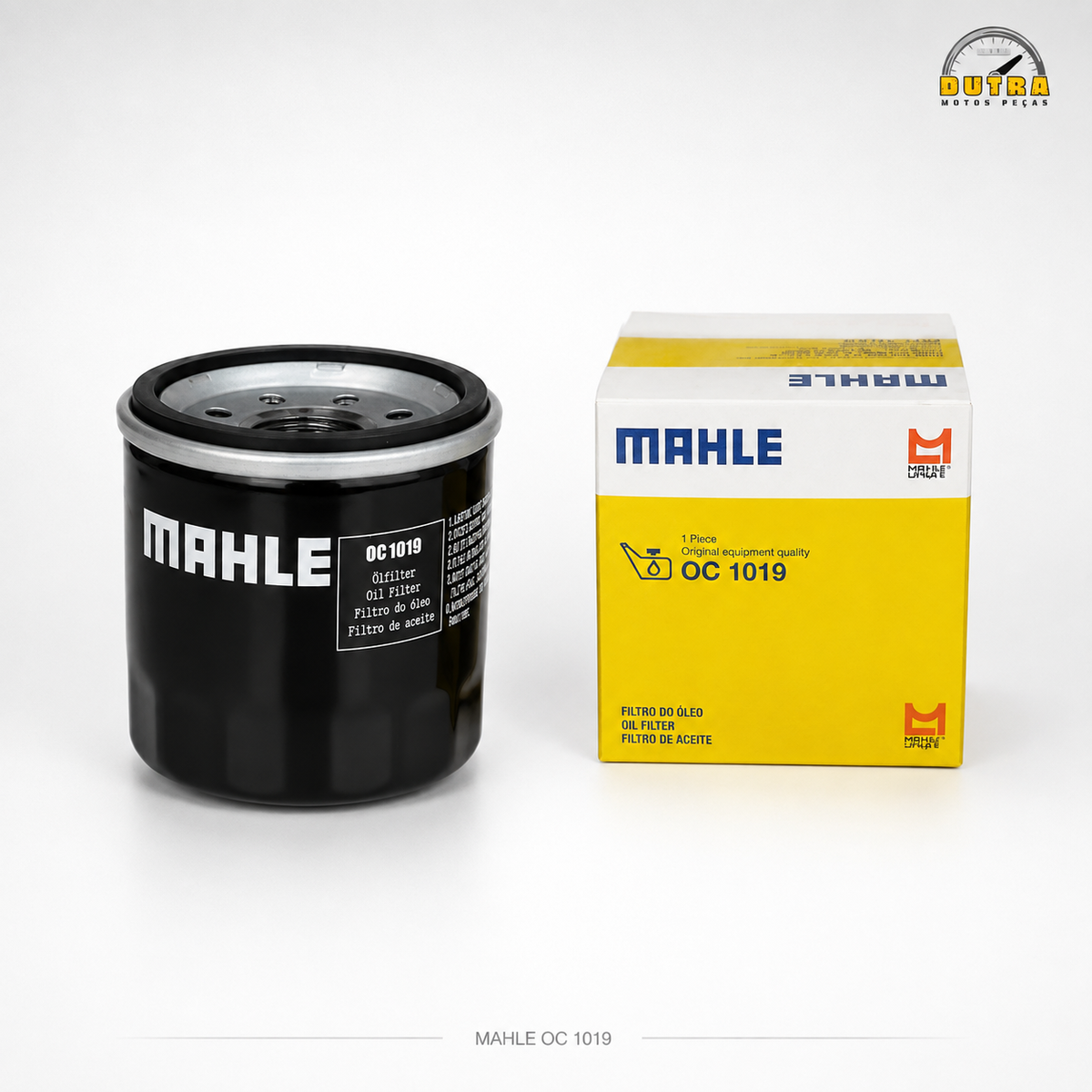 Filtro de Óleo Mahle OC1019 Honda CBR500R CBR 500R 2013 a 2025 471cc Motor Reposição