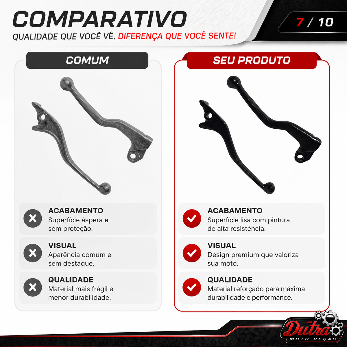 Par Manete Embreagem Freio Disco Yamaha Fazer 250 Preto