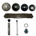 Kit Tensor Corrente Comando Honda Biz 110i Pop 110i Completo Coroa Engrenagem