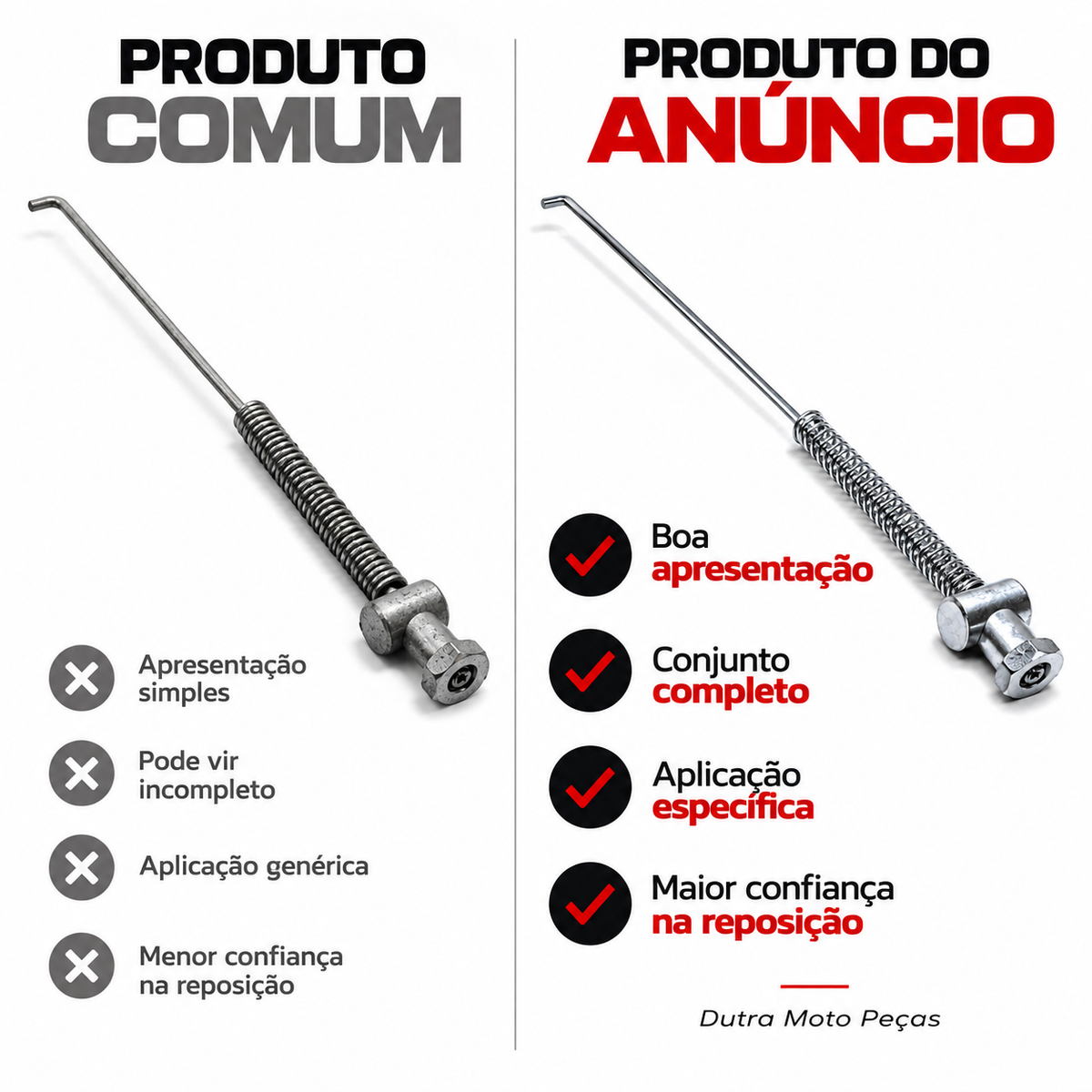 Varão de Freio Traseiro Completo Titan 125 Fan 125 Titan 150