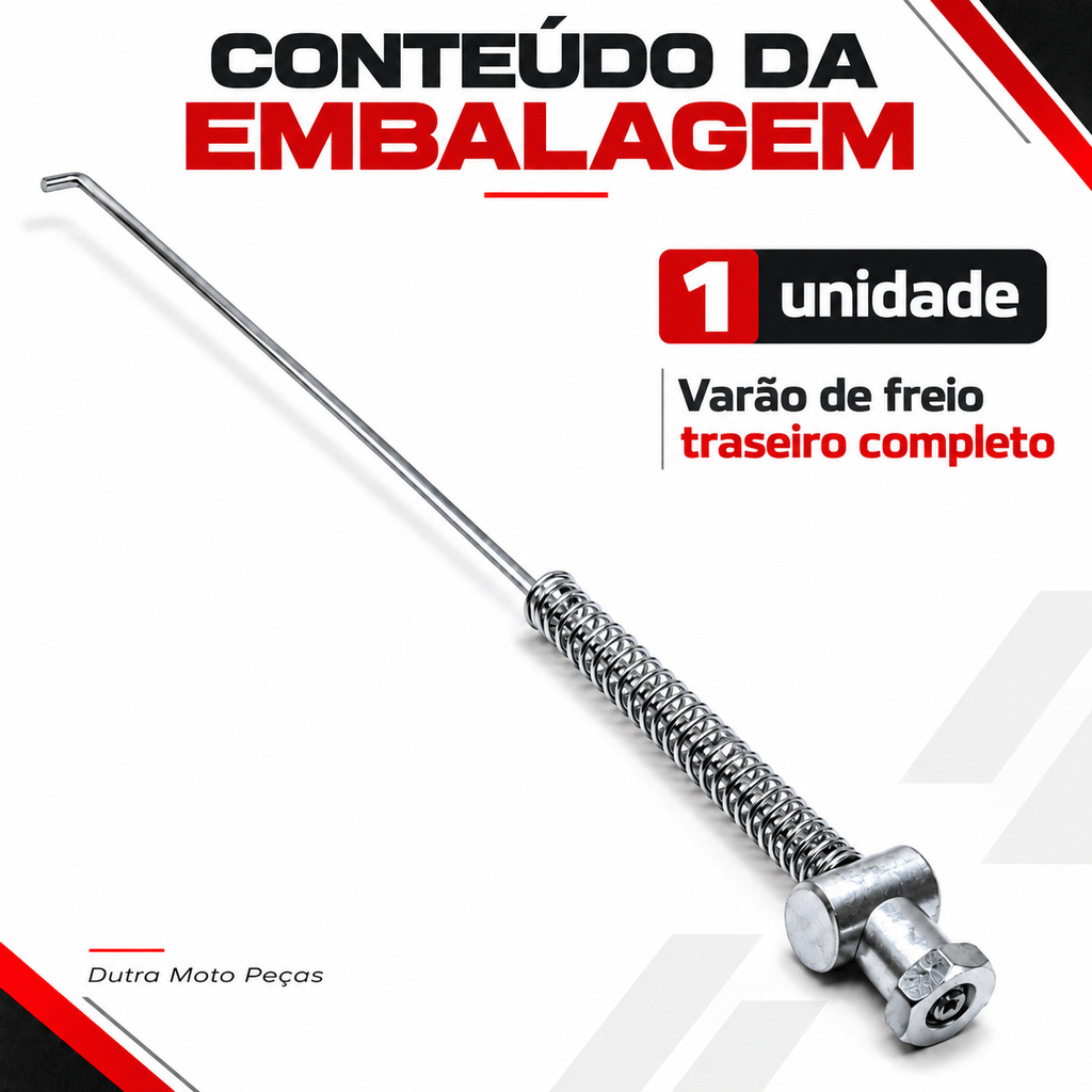 Varão de Freio Traseiro Completo Titan 125 Fan 125 Titan 150
