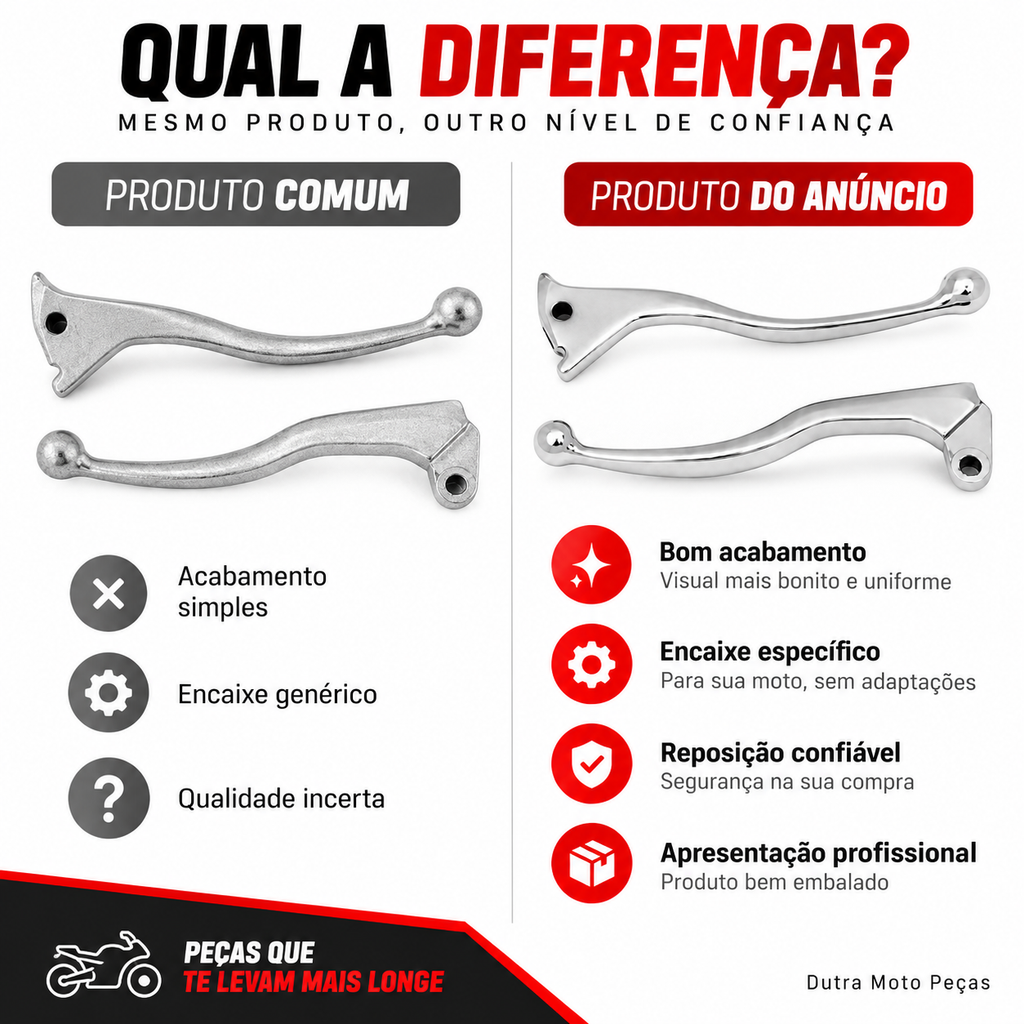 Manete Freio Cromado Xt660 Maçanetas Par Freio Embreagem