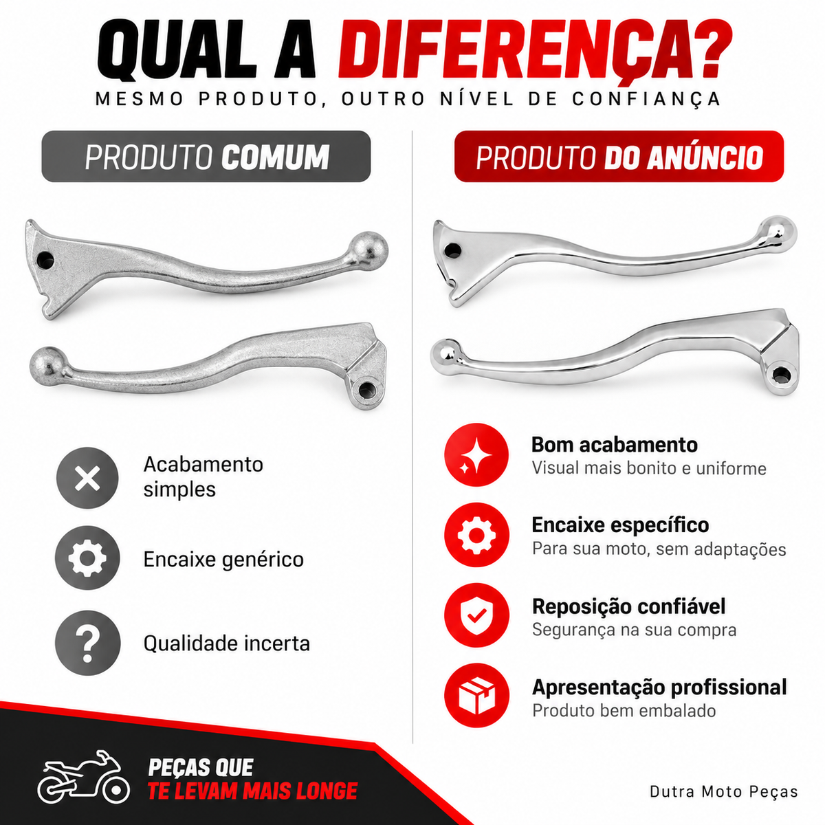 Manete Freio Cromado Xt660 Maçanetas Par Freio Embreagem
