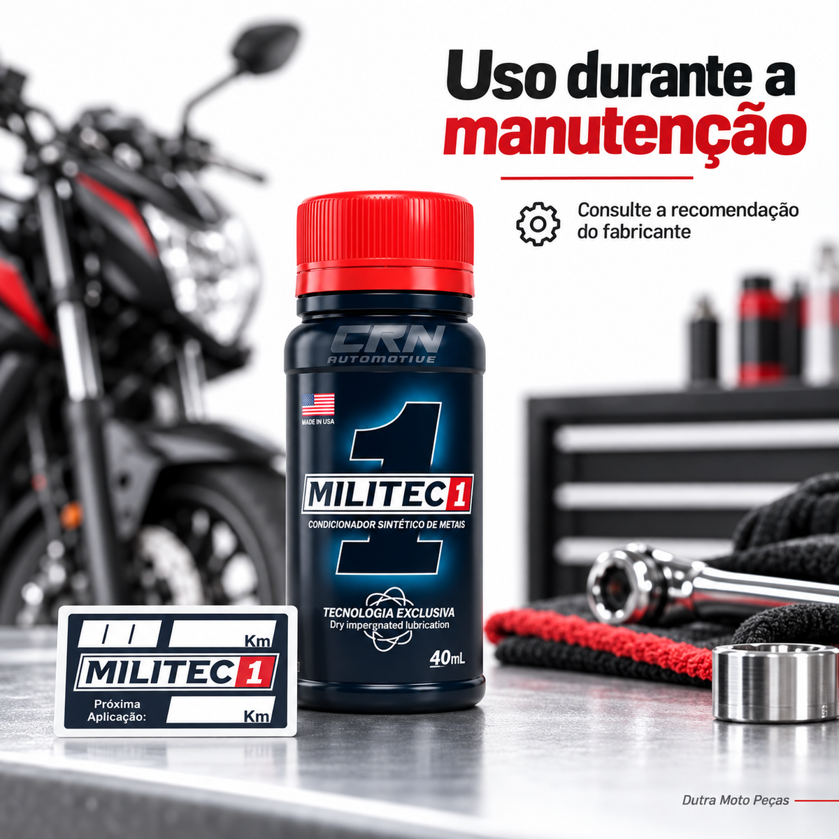 Condicionador De Metais 40ml - Militec 1 ORIGINAL