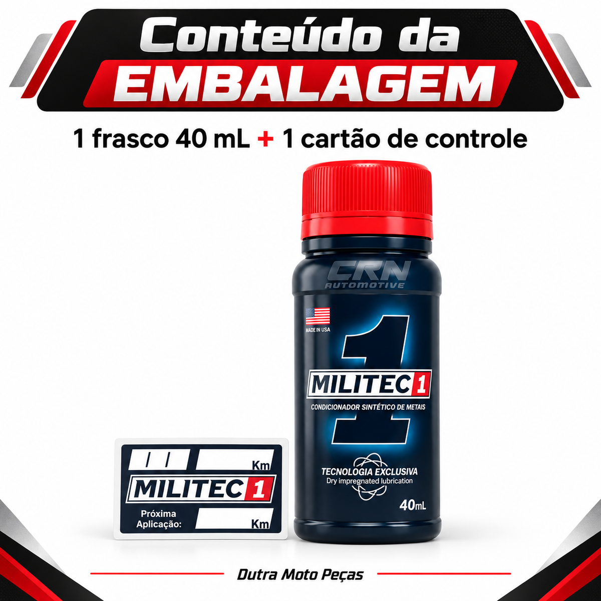 Condicionador De Metais 40ml - Militec 1 ORIGINAL