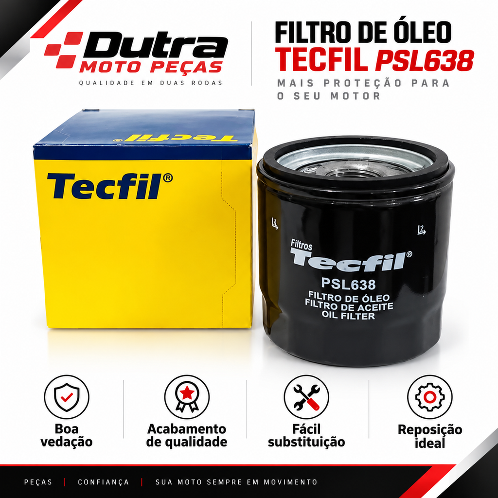 Filtro De Óleo Mahle OC1019 Metal Leve Honda Cb 500f 2019 A 2020