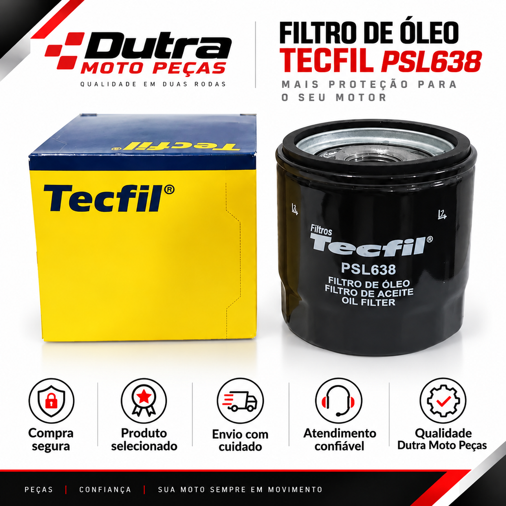 Filtro De Óleo Mahle OC1019 Metal Leve Honda Cb 500f 2019 A 2020