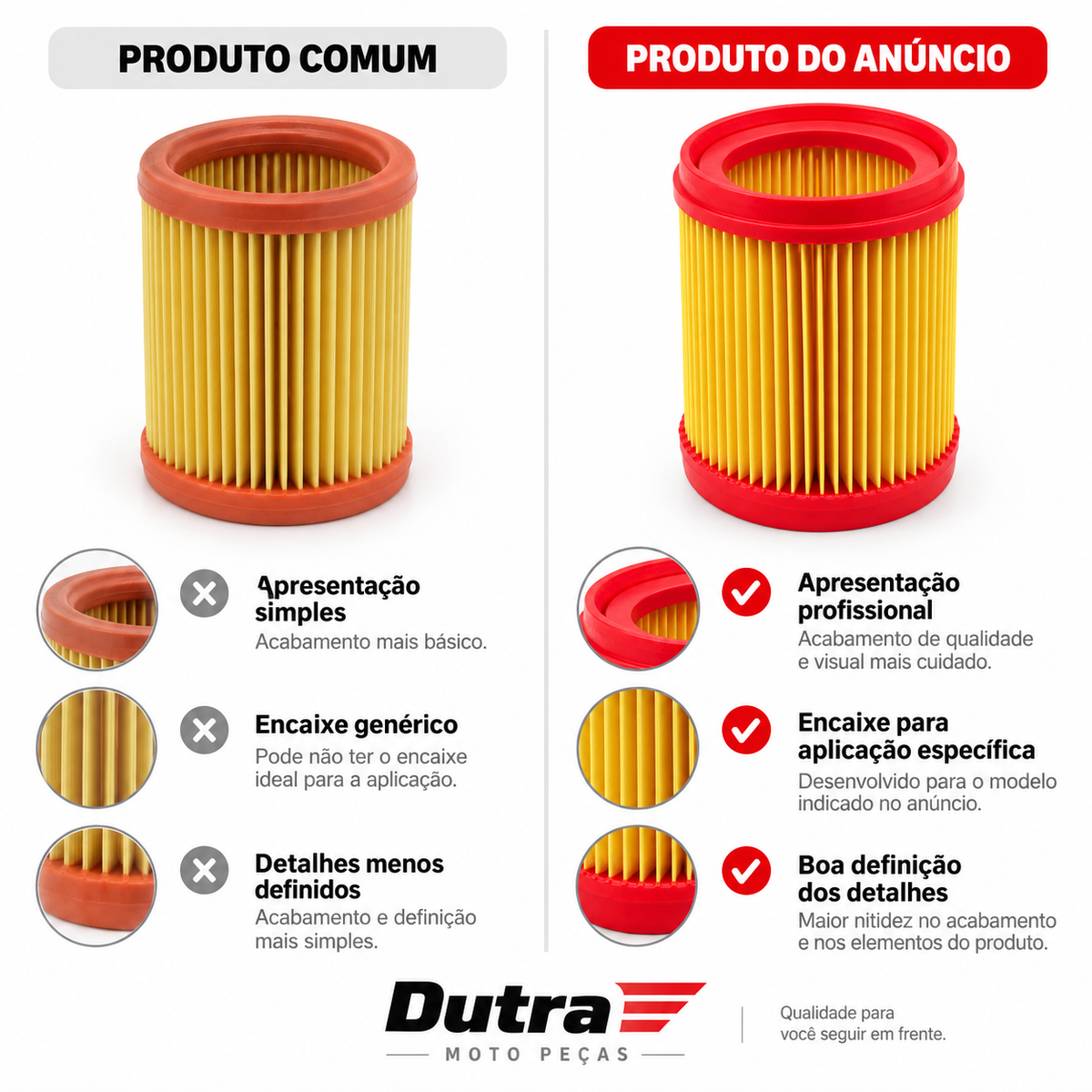 Filtro de ar Titan Cg 150 Honda 2004 Até 2008 Modelo Original Filtran 1016 - i 54