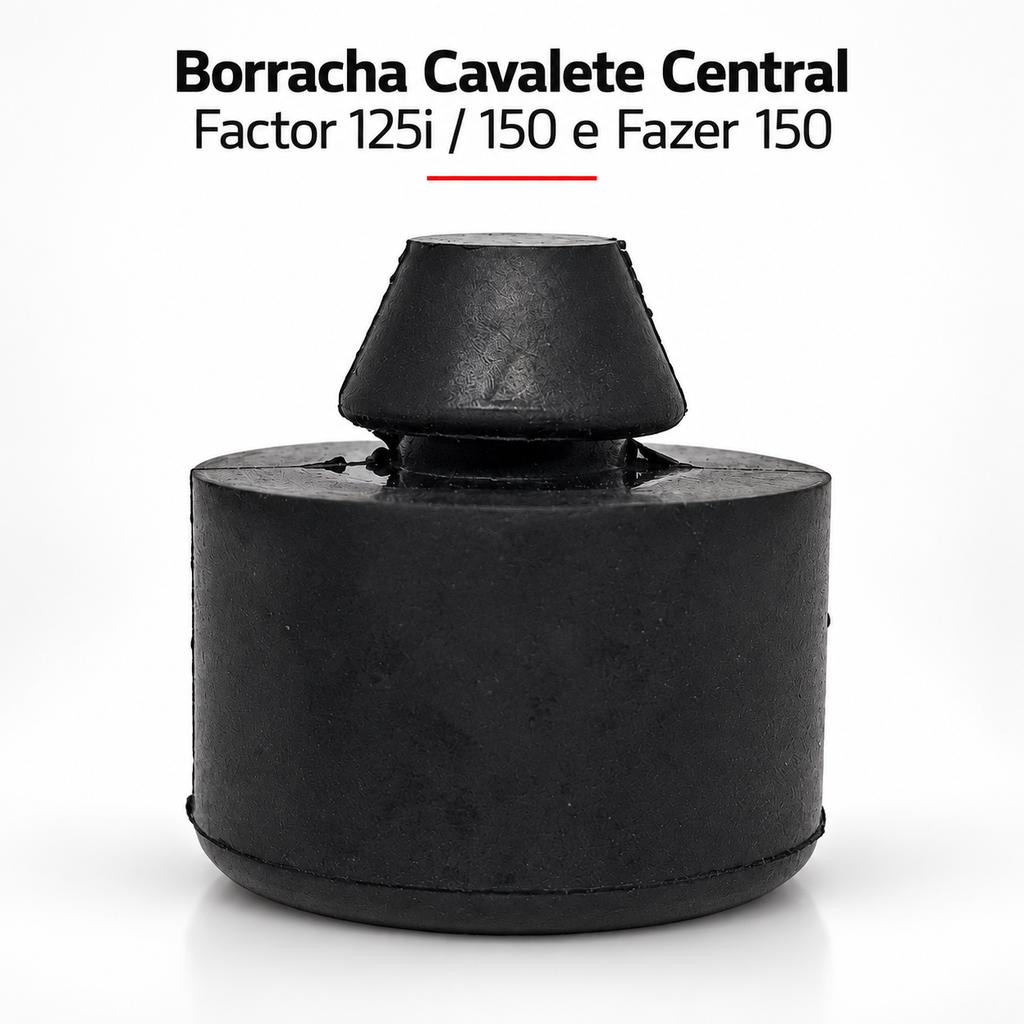 Borracha cavalete central Factor 125i e 150 anos 16a 25  Fazer 150 batente do descanso Acessorios