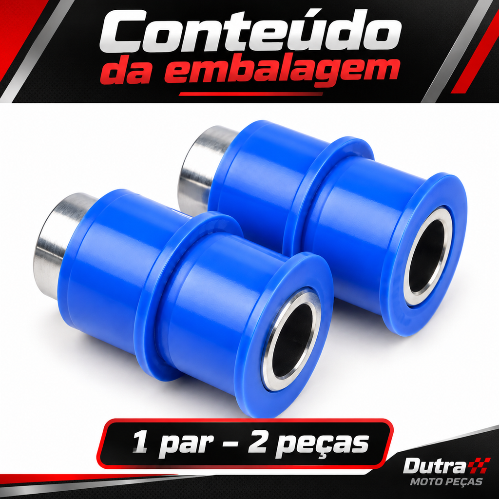 KIT BUCHAS DA BALANÇA QUADRO ELASTICO TITAN 125 150 160