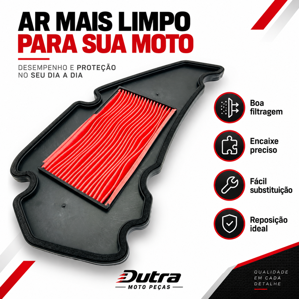 Filtro De Ar Suzuki Burgman 125 2005 06 2007 2008 2009 2010
