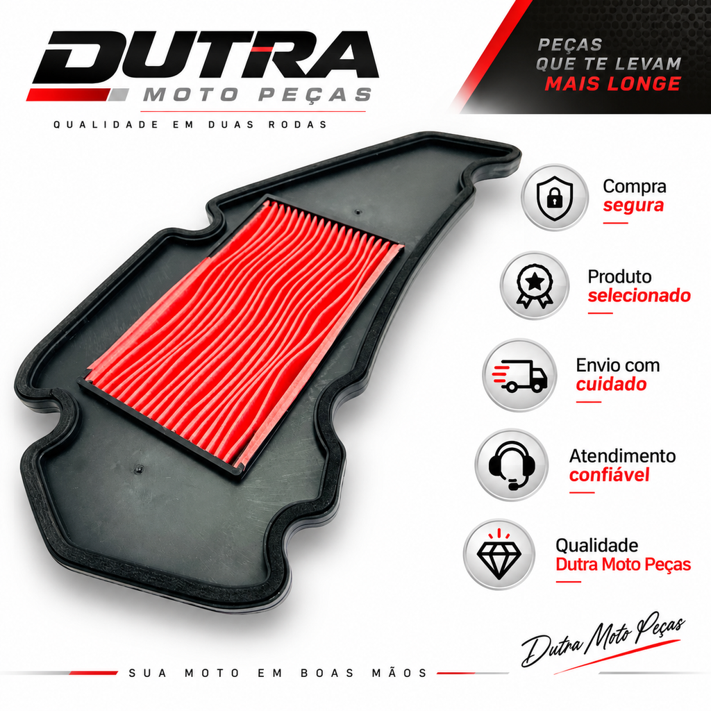 Filtro De Ar Suzuki Burgman 125 2005 06 2007 2008 2009 2010