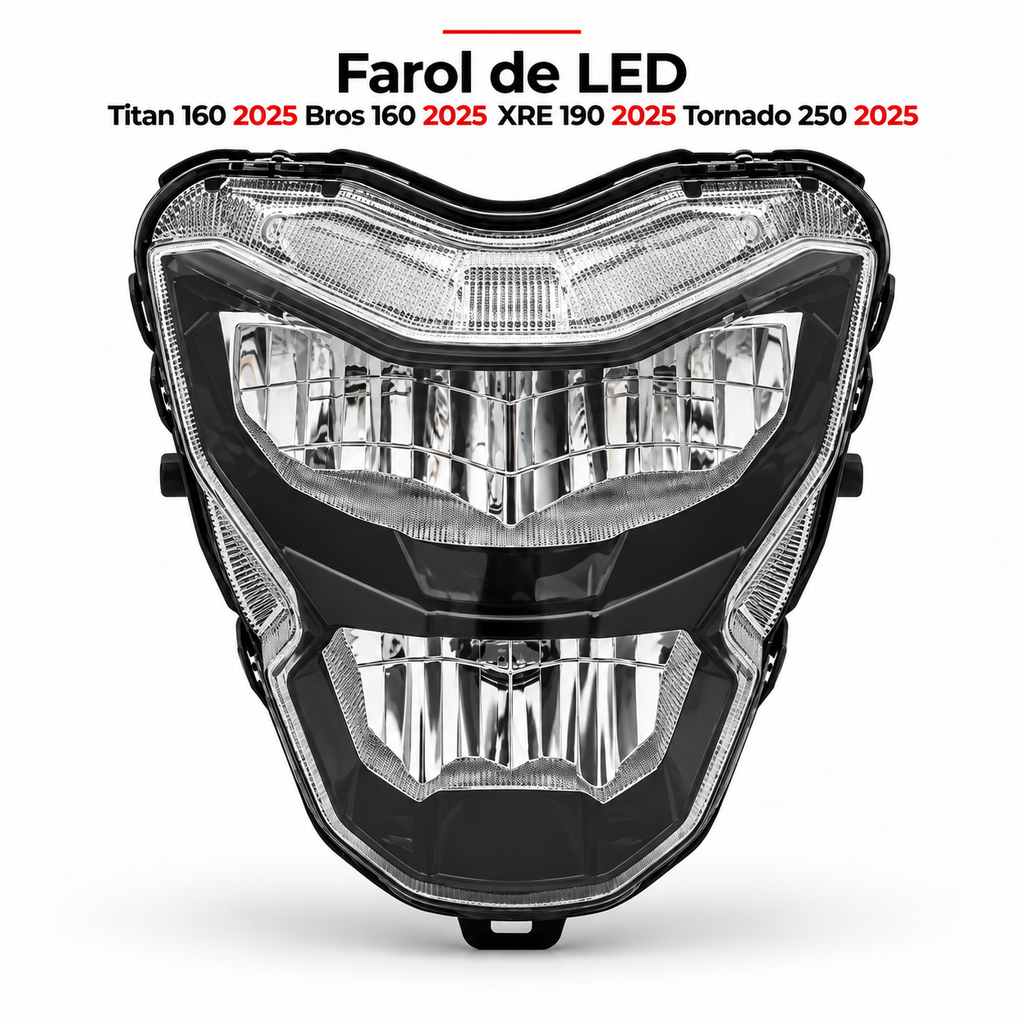 Farol De Led Titan 160 2025 Bros 160 2025 Xre 190 2025 Tornado 250 2025