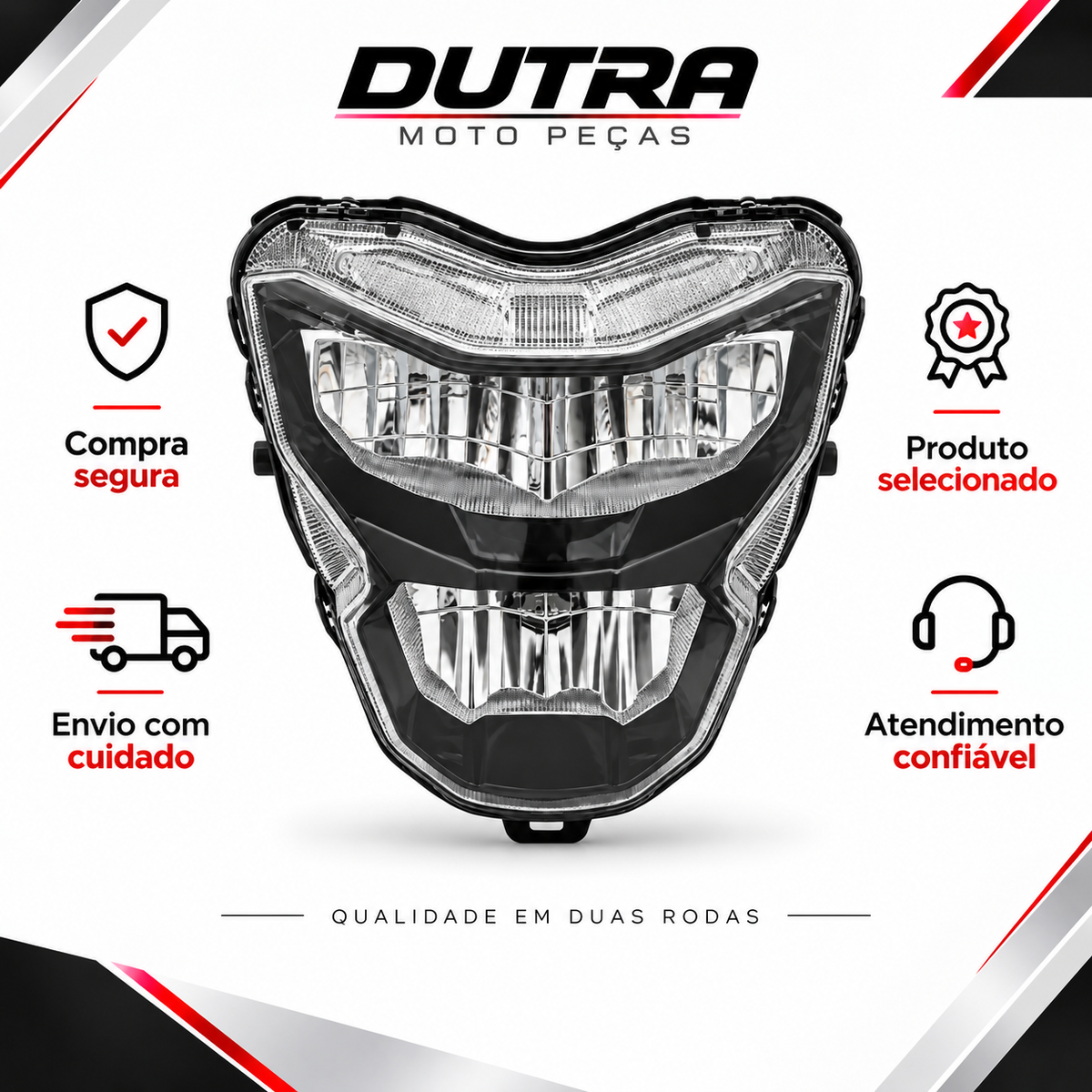 Farol De Led Titan 160 2025 Bros 160 2025 Xre 190 2025 Tornado 250 2025