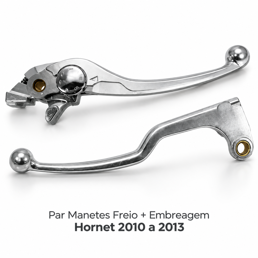 Par Manetes Freio + Embreagem Hornet 2010 A 2013