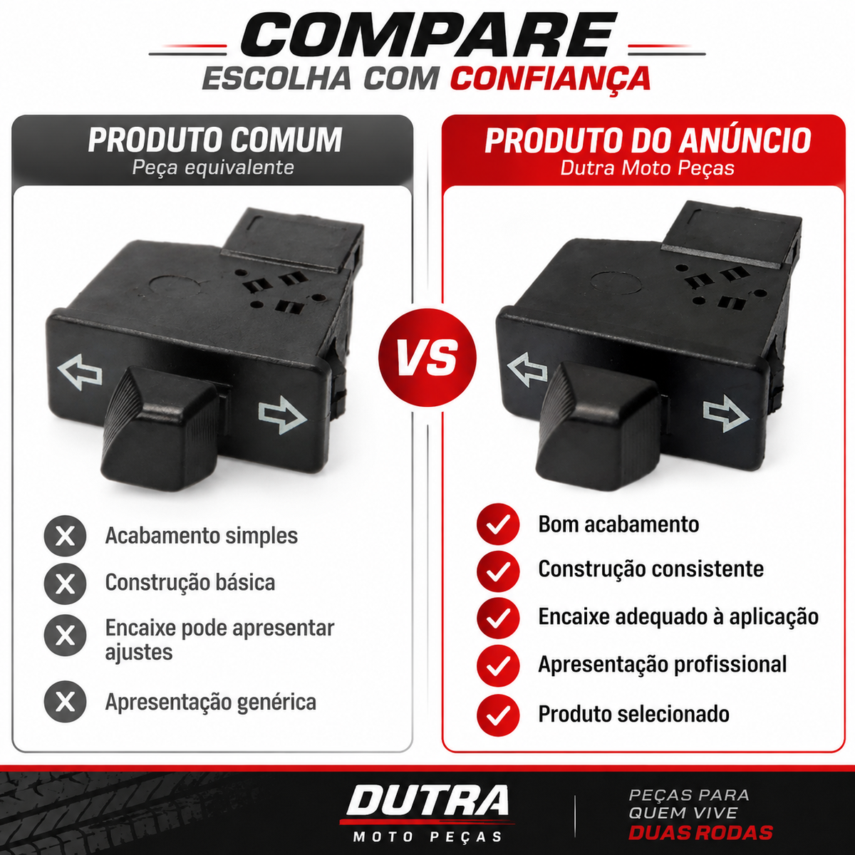 Botão Interruptor Pisca Honda PCX 150 2013 2014 2015 Modelo Original Chave Seta Lado Esquerdo