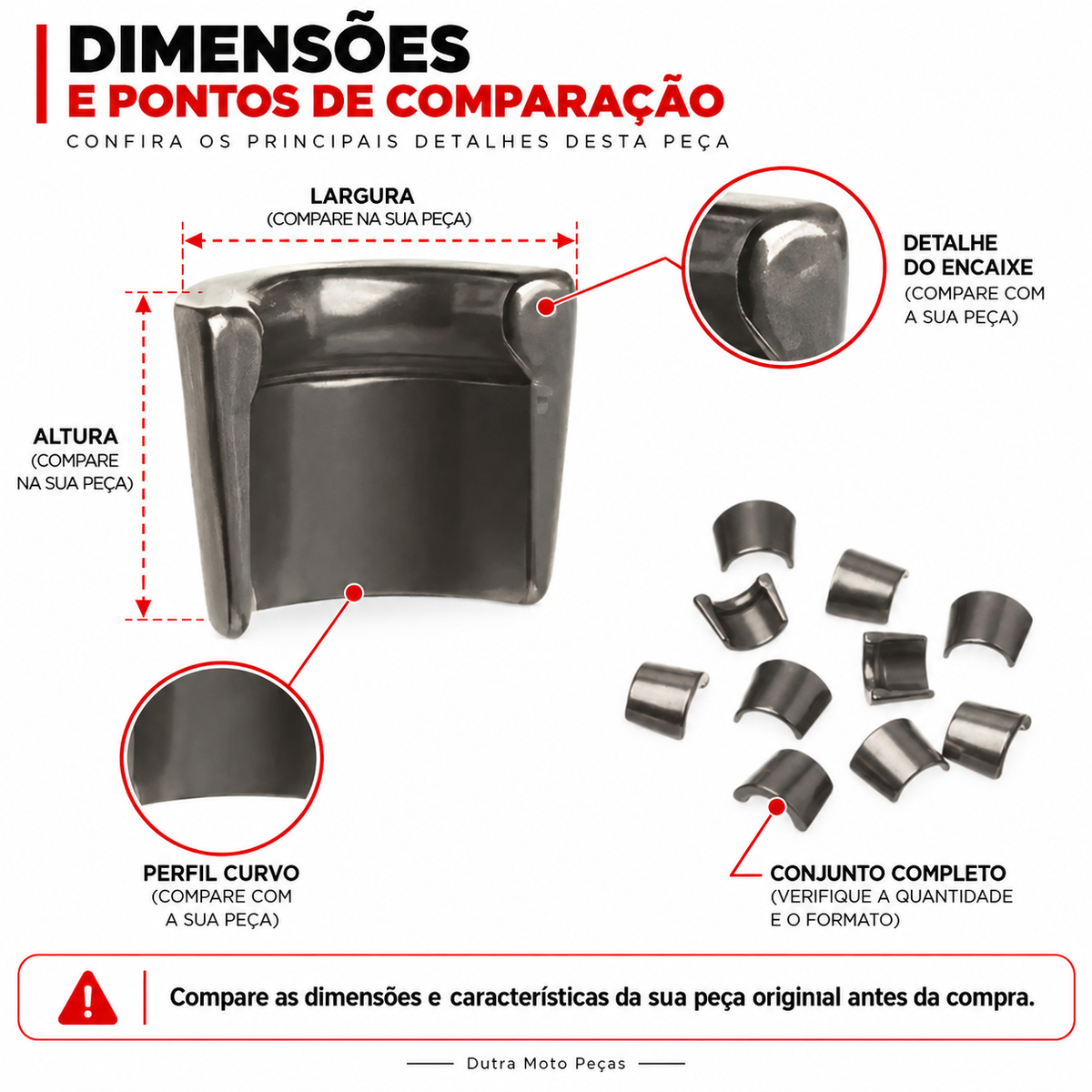 10 UNIDADES Trava Chaveta Válvula Honda Cbx 250 Tornado Cb300 Xre300