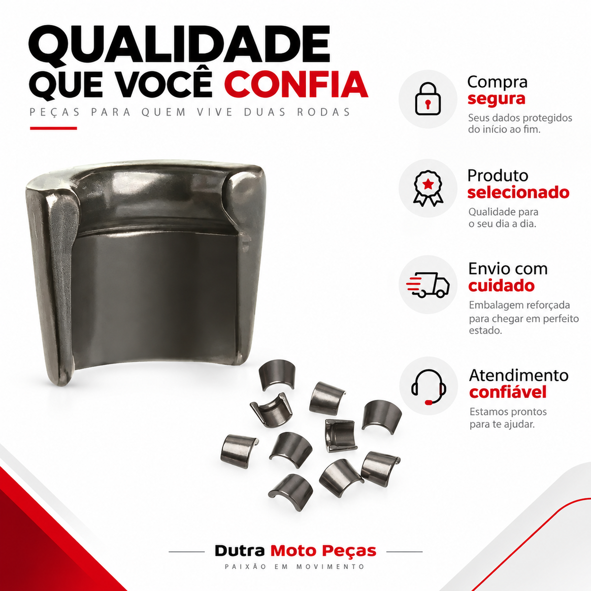 10 UNIDADES Trava Chaveta Válvula Honda Cbx 250 Tornado Cb300 Xre300