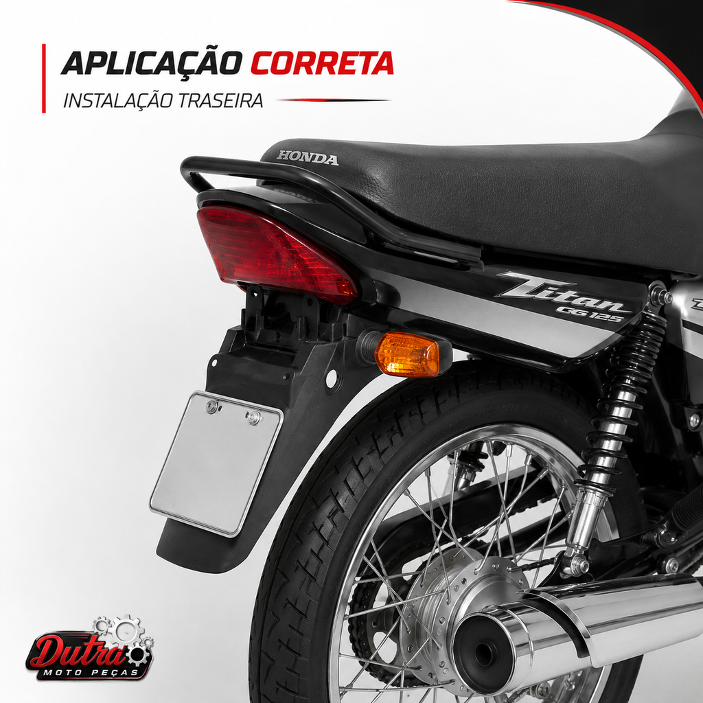 Paralama Traseiro Cg 125 Fan Titan 2000 a 2008 Melc