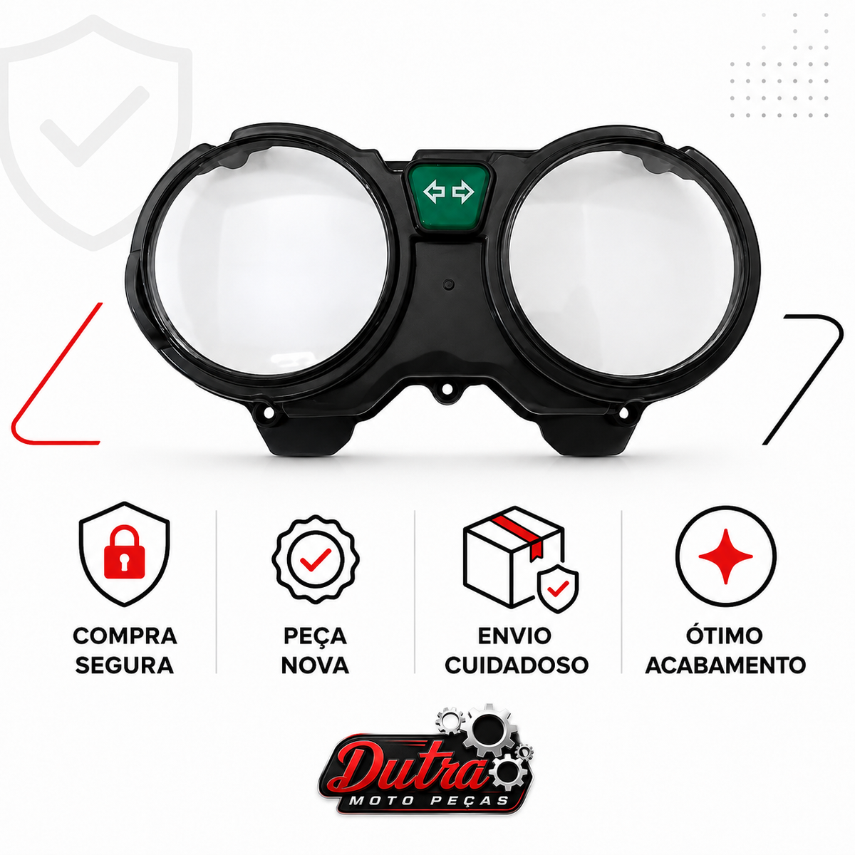 Carcaça Superior Painel Com Lente Titan 150 2004 Até 2008 Fan 2009 2010 2011 2012 2013