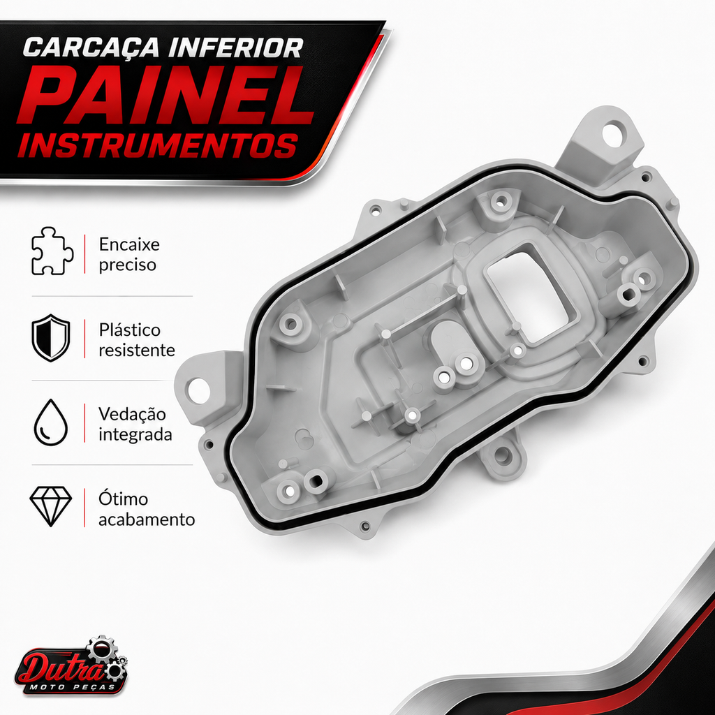 Carcaça Inferior do Painel  Fan 150/160  2014/23 Ns