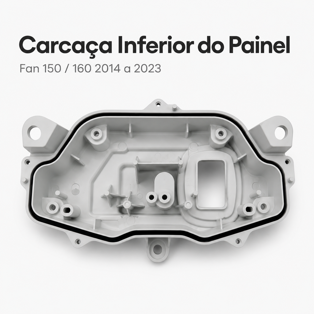 Carcaça Inferior do Painel  Fan 150/160  2014/23 Ns