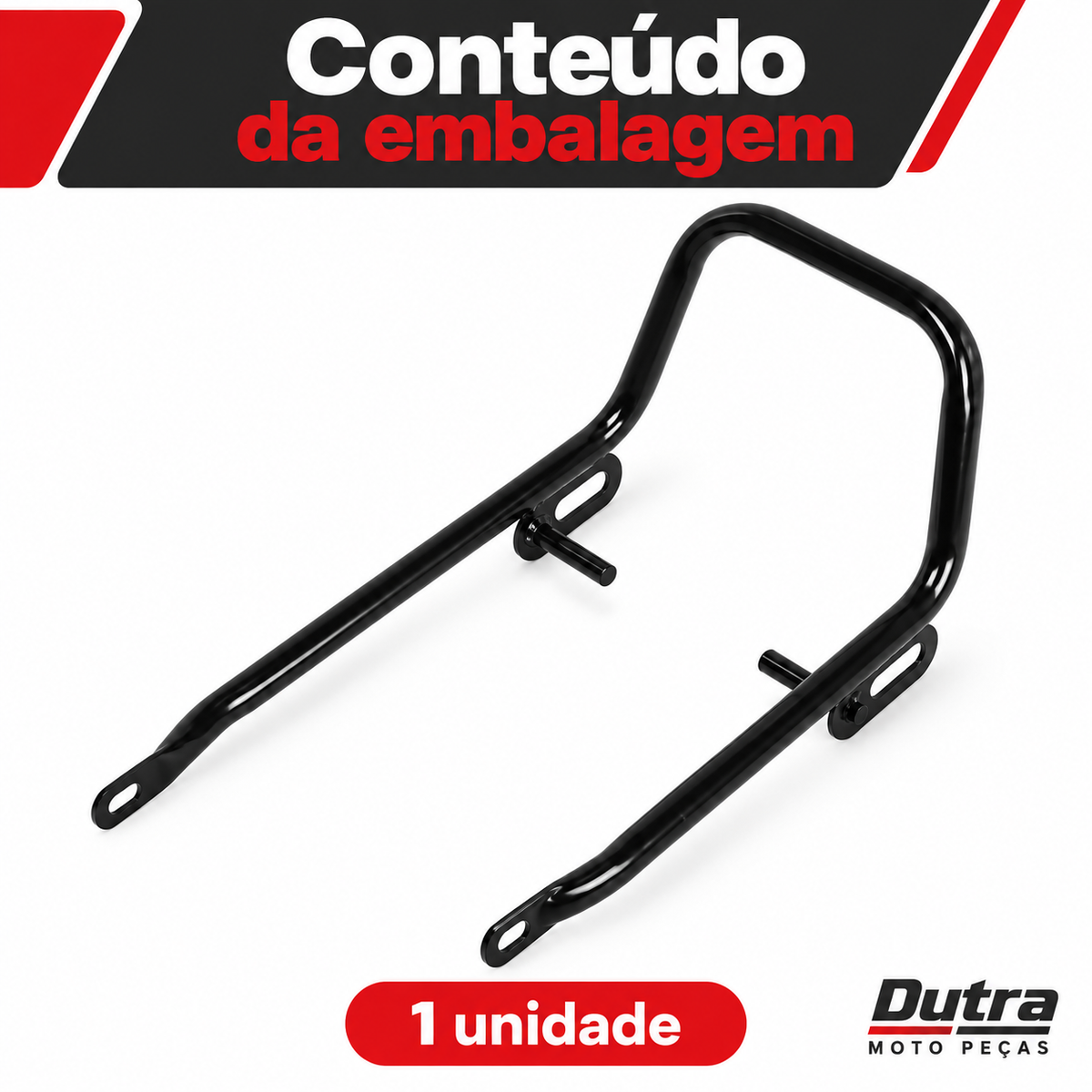 Alça Modelo Original Cg 125 1983 a 1989 Preto POLIMET