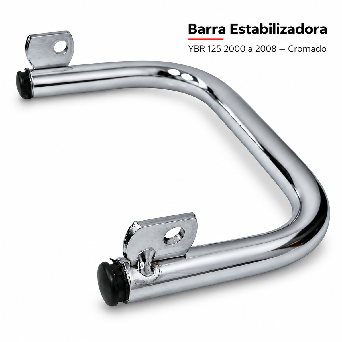 Barra Estabilizadora Ybr 125 2000 Até 2008 Cromado Polimet