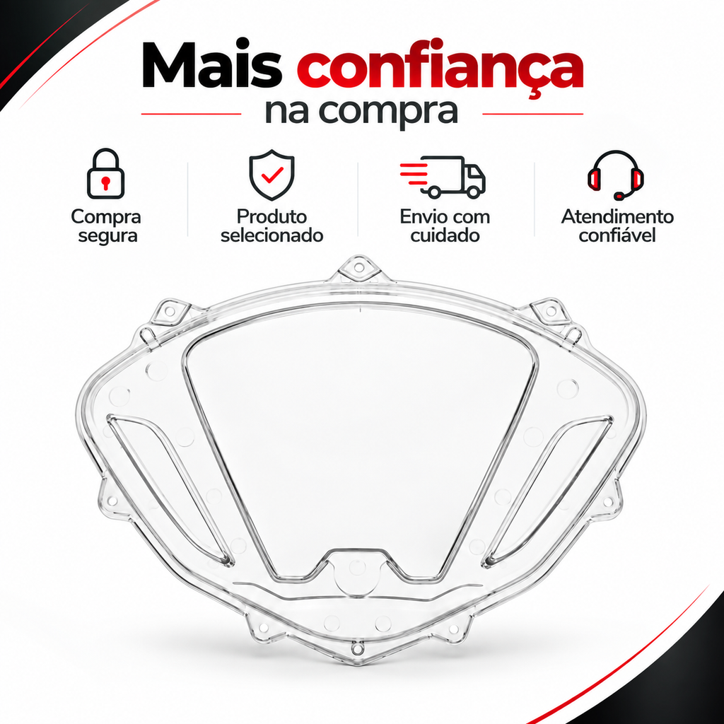 Carcaça Painel Superior Lente Biz 110 2018 a 2023