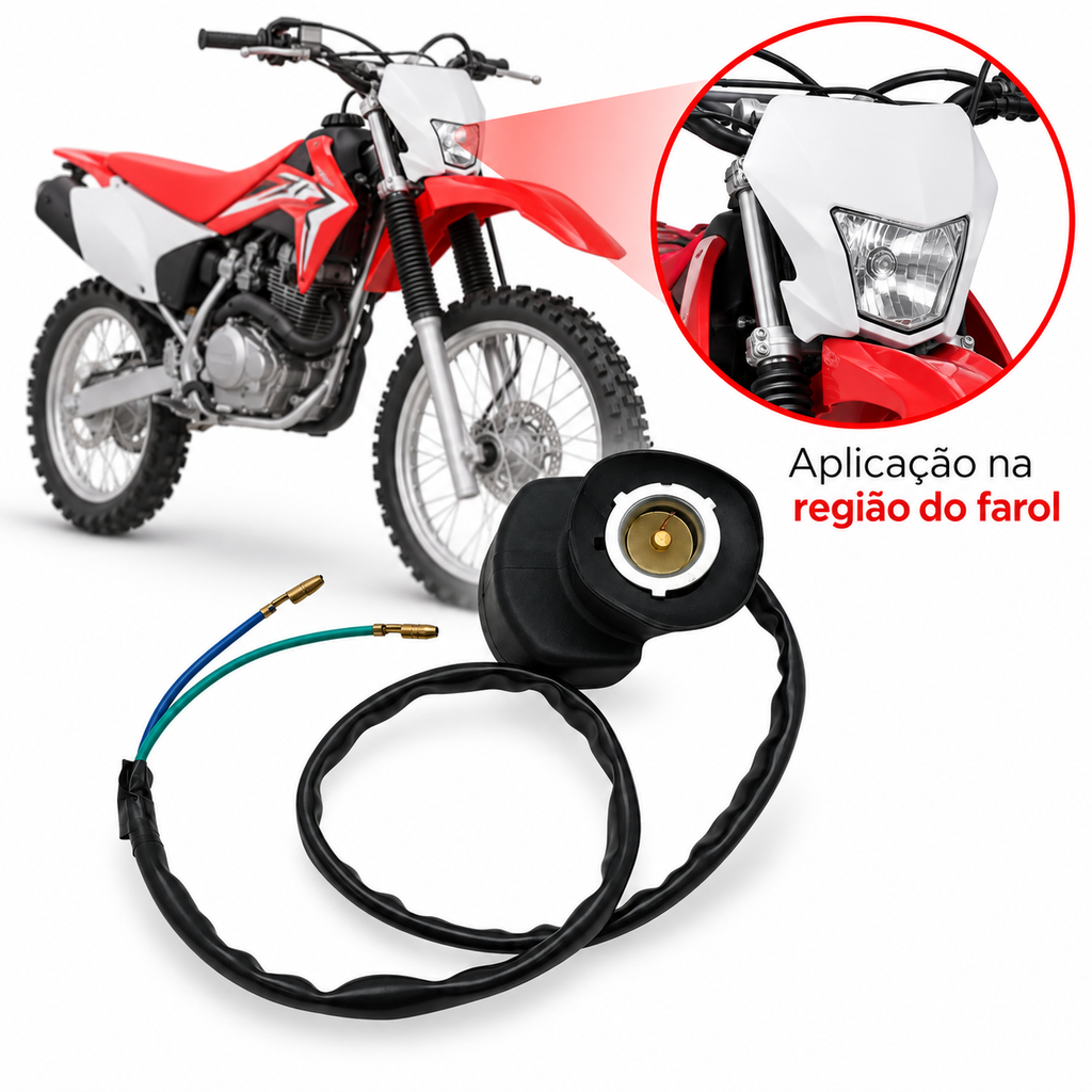 Chicote Soquete De Farol Crf 230