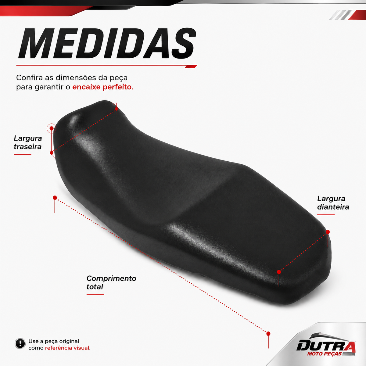 Capa Banco Honda CG Fan Titan Start 125 150 160 Reposição Preta Original