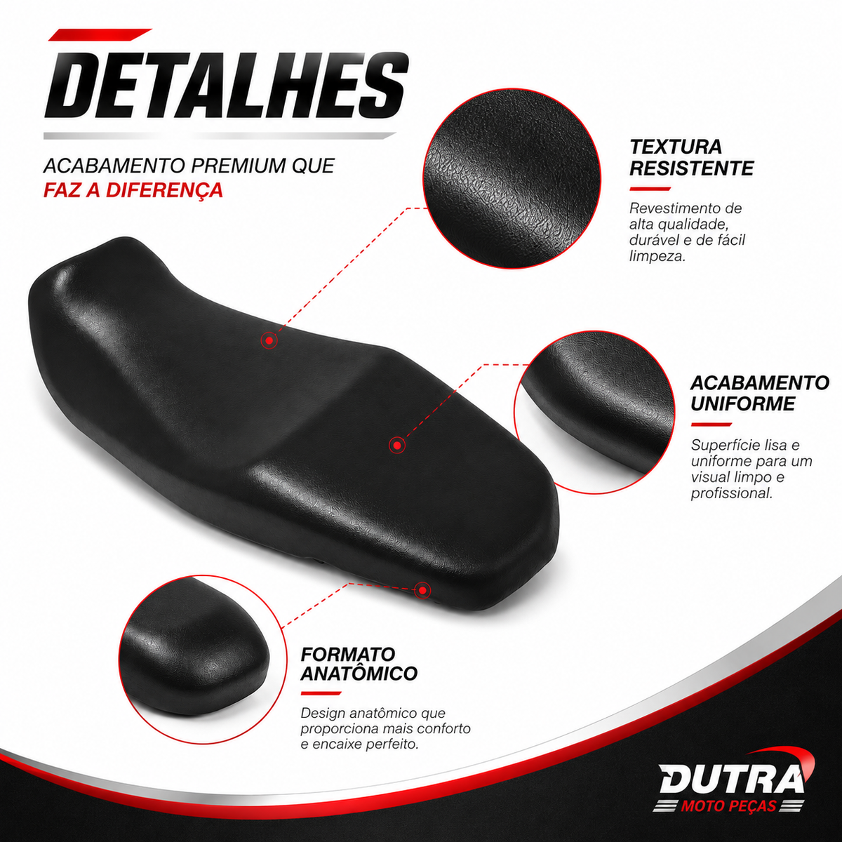 Capa Banco Honda CG Fan Titan Start 125 150 160 Reposição Preta Original
