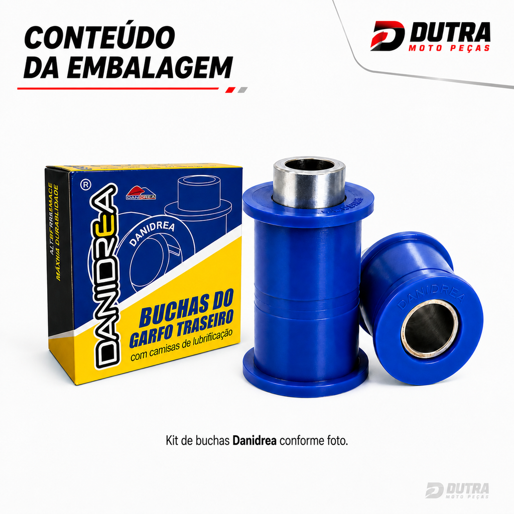 Bucha Balança Quadro Elástico Danidrea CG Titan Fan 125 150 160