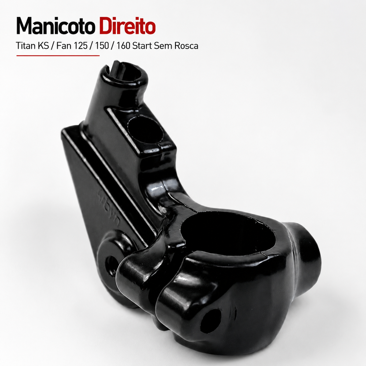 Manicoto Direito Titan KS/Fan 125/150/160 Start Sem Rosca