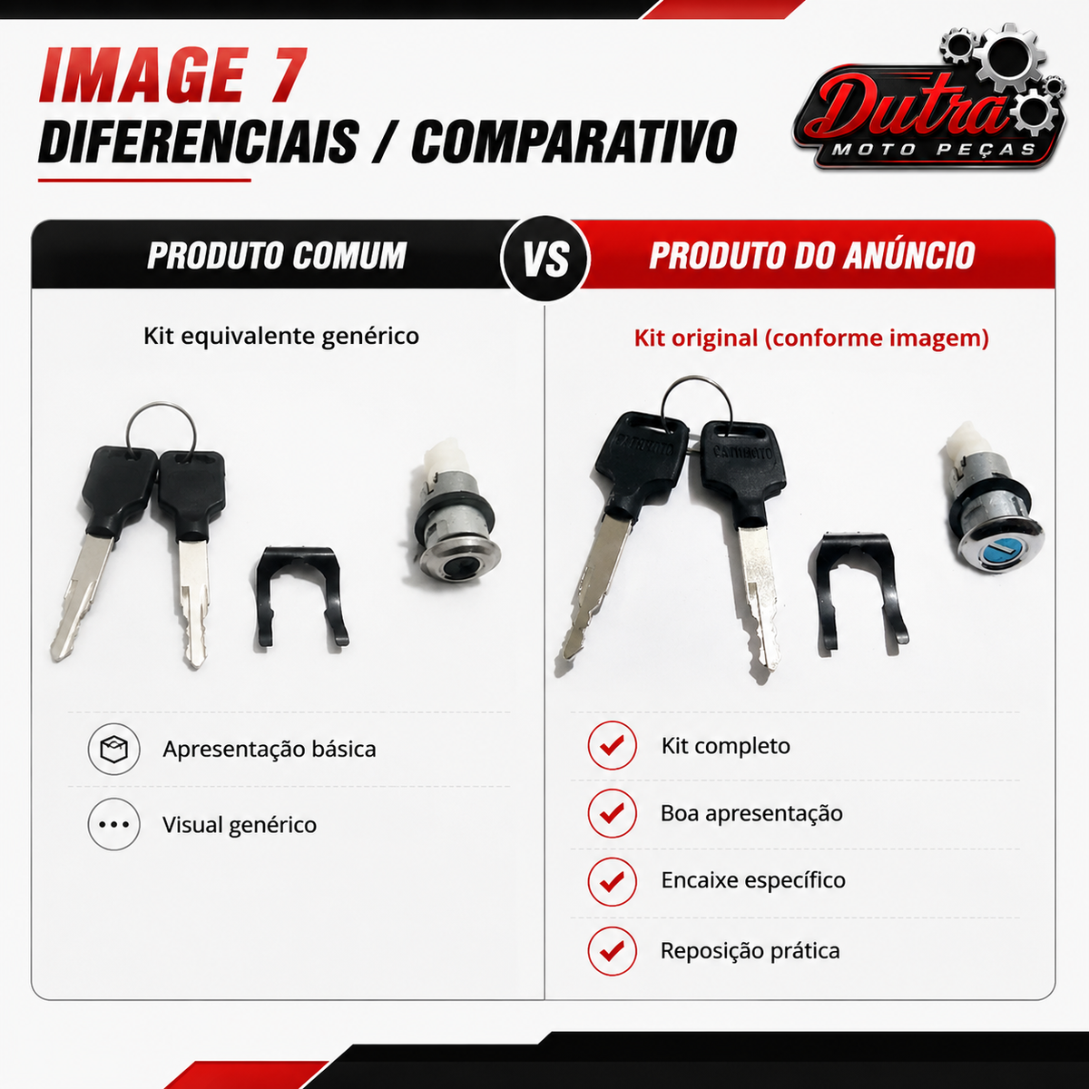 Pino Trava Tampa Lateral Honda CG Titan 150 2004 a 2008 Carenagem