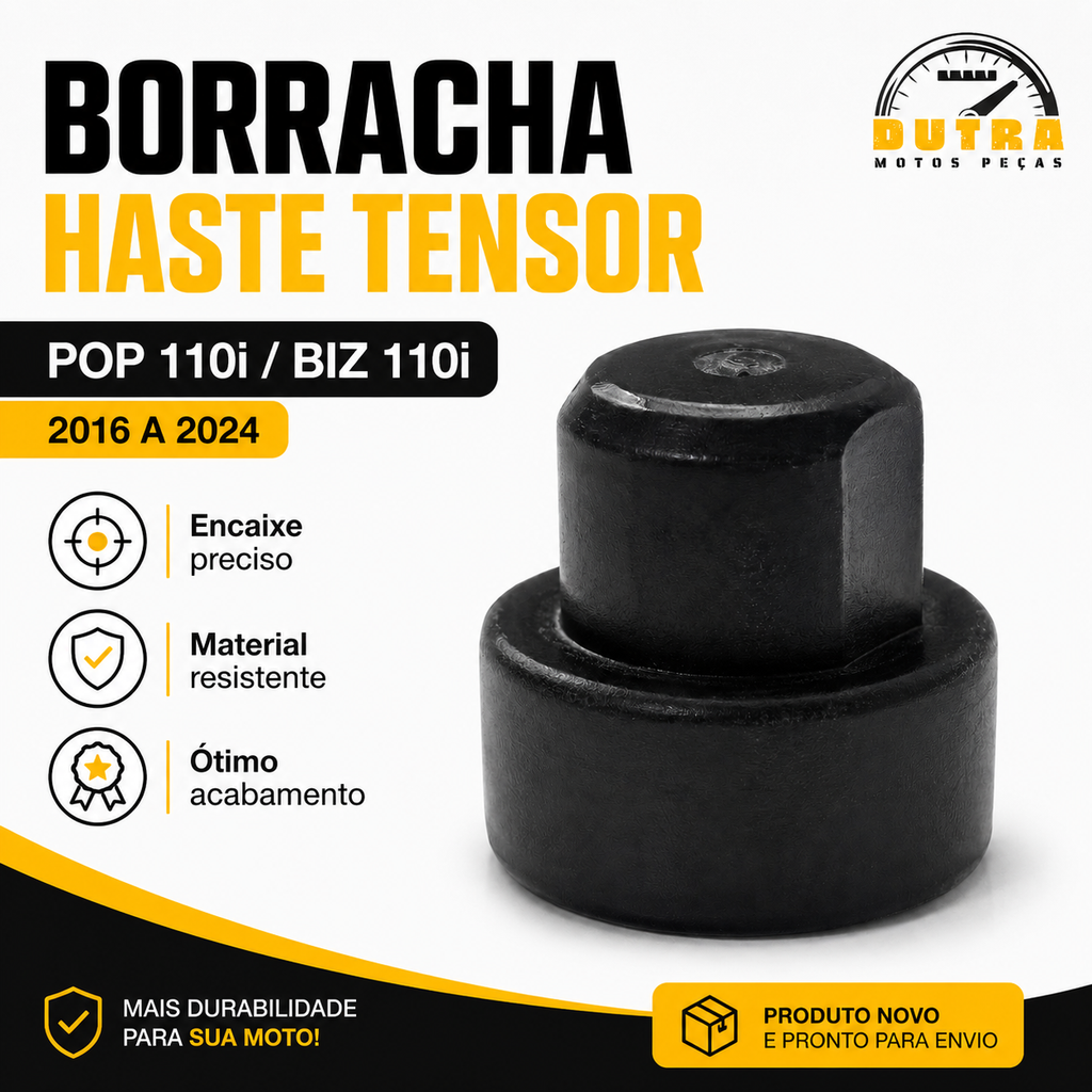 Borracha Haste Vareta Tensor Corrente Comando Honda Biz 110i Pop 110i 2016 a 2024