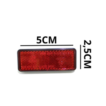 Olho de Gato Refletor Placa Honda Bros 150 Bros 160 XRE 190 2013 a 2022 XRE 300 2019 a 2022 Pop 110 2016 a 2022