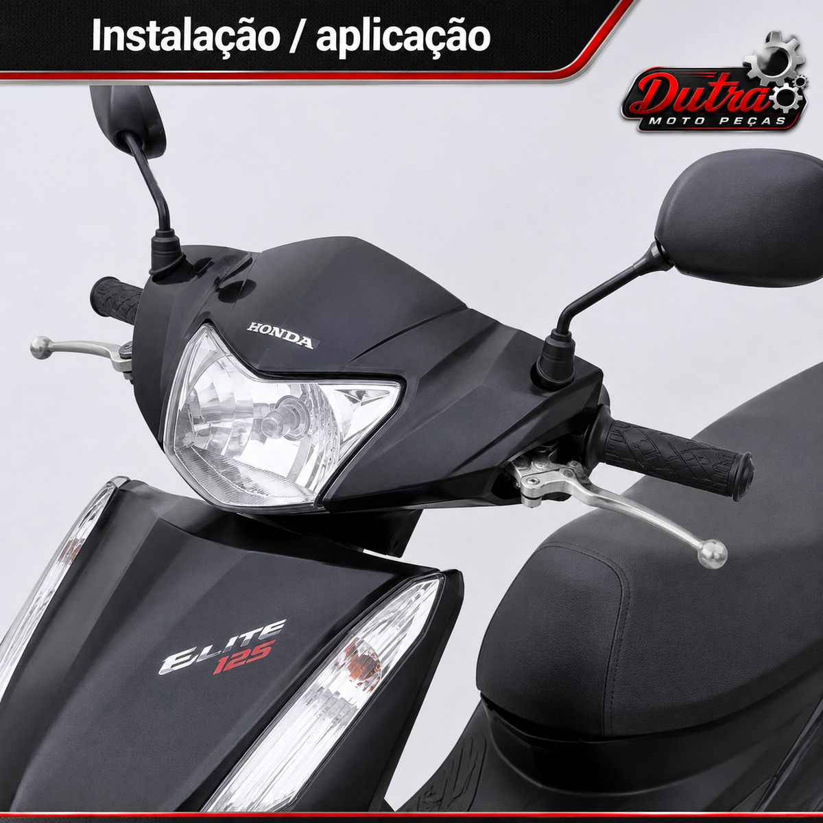 Manete Freio Honda Elite 125 Dianteiro Traseiro Direito Esquerdo 2019 a 2024