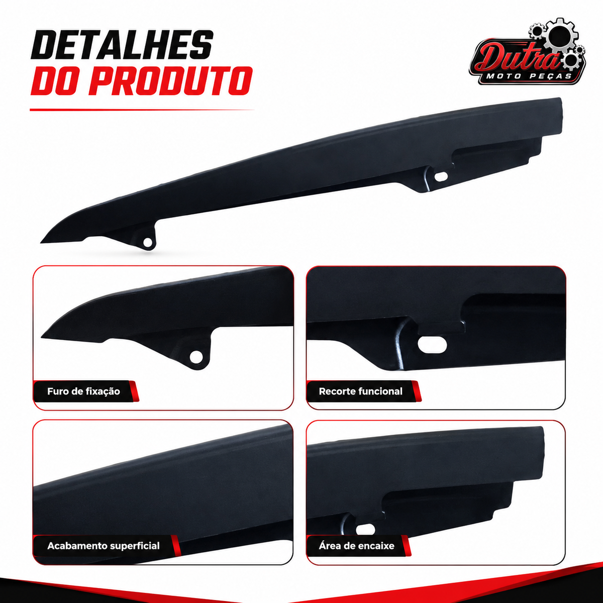 Protetor Capa Corrente Honda Biz 100 125 1998 a 2017 Porta Corrente