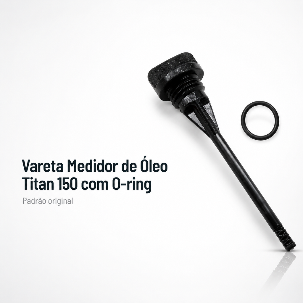 Vareta Medidor Nível Óleo Honda CG Titan 150 Com Anel O-Ring Tampa Motor